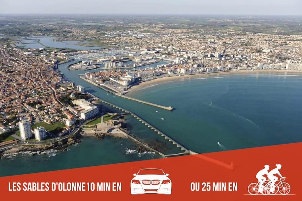 "L'Harmonie" Appartement Cosy 4 Personnes, Vue Golf, Wifi Gratuit Talmont-Saint-Hilaire Экстерьер фото